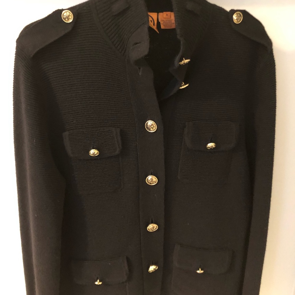Tory Burch military wool jacket
